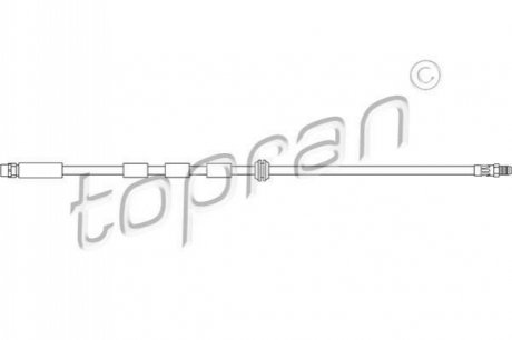 Тормозной шланг TOPRAN / HANS PRIES 501130