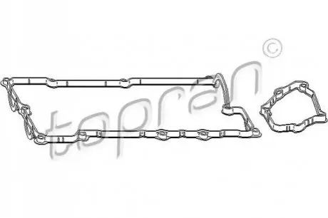 Прокладка кришки клапанів BMW 3 (E46/E90)/5 (E60) 1.8-2.0i 01- (к-кт), N42/N46 TOPRAN / HANS PRIES 501252 Купити в Україні