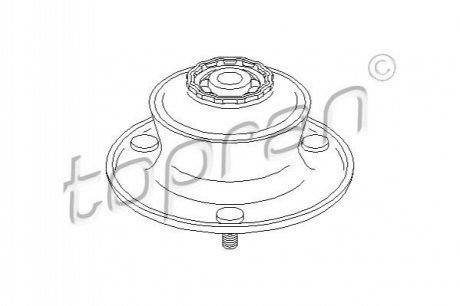 Опора стойка амортизатора - 501 324 (1091709, 31331091709) TOPRAN / HANS PRIES 501324