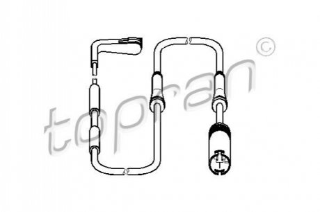 Датчик зносу гальмівних колодок TOPRAN / HANS PRIES 501406