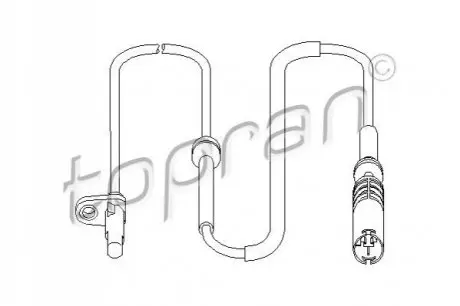 Датчик ABS (передній) BMW X5 (E53) 3.0d 00-06 TOPRAN / HANS PRIES 501463 Купити в Україні