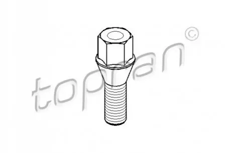 Болт колеса BMW/Renault (M12x1.5x26) TOPRAN / HANS PRIES 501536 Купити в Україні