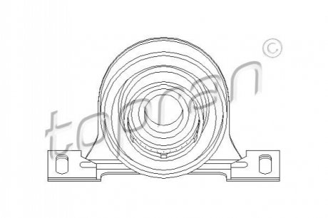 Подвеска карданного вала TOPRAN / HANS PRIES 501594 (фото 1)