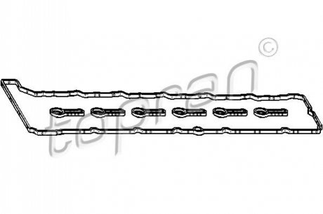 Zestaw uszczelek pokrywy zaworуw TOPRAN / HANS PRIES 501696