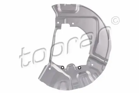 Захист диска гальмівного (переднього) (L) BMW 5 (E60) 01-10 TOPRAN / HANS PRIES 503008