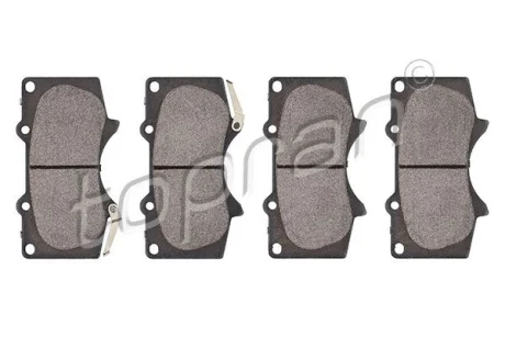 Колодки гальмівні (передні) Toyota Land Cruiser 100 98-07/Prado 02-10/Lexus LX 98-08 TOPRAN / HANS PRIES 600619