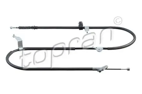 Трос стояночного гальма задн Лів TOYOTA YARIS 1.0-1.8 12.10-06.20 TOPRAN / HANS PRIES 601567 Купити в Україні