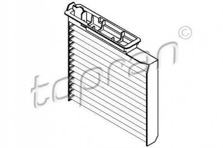 Фильтр воздуха (салона) TOPRAN / HANS PRIES 700462