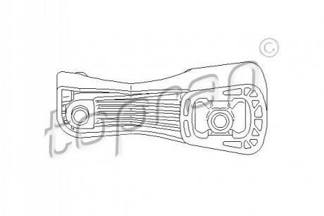 Подушка двигуна TOPRAN / HANS PRIES 700527