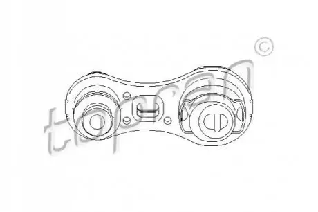 Фото Подушка двигателя TOPRAN / HANS PRIES (700535) изображение 1