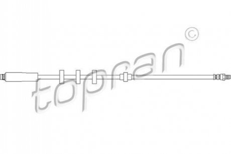 Тормозной шланг TOPRAN / HANS PRIES 720895 (фото 1)