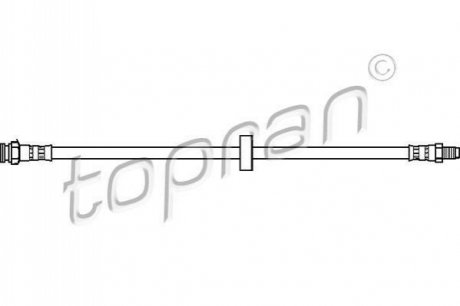 Тормозной шланг TOPRAN / HANS PRIES 720918 (фото 1)