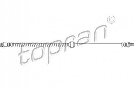 Тормозной шланг TOPRAN / HANS PRIES 720928 (фото 1)