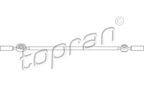 Механізм наконечника поперечної рульової тяги (322mm/322mm) PEUGEOT 206, 206+ 1.1-2.0D 09.98 TOPRAN / HANS PRIES 721259 Купити в Україні