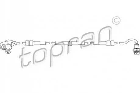 Датчик ABS (задній) MB C-Class (W202) 94-00 (L) TOPRAN / HANS PRIES 721601