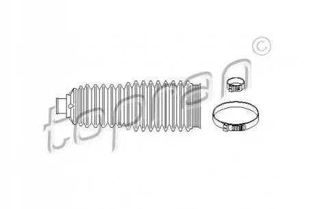 Пильник рейки рульової Peugeot 2008/207/208 06- (к-кт) TOPRAN / HANS PRIES 722173 Купити в Україні