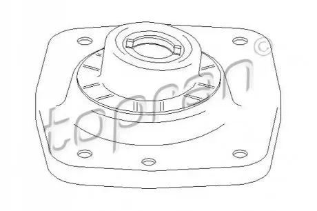 Подушка амортизатора передн Прав CITROEN C8, EVASION, JUMPY I, JUMPY II FIAT SCUDO, ULYSSE LANCIA PHEDRA, ZETA PEUGEOT 806, 807, EXPERT, EXPERT TEPEE 1.6-3.0 06.94 TOPRAN / HANS PRIES 722359 Купити в Україні