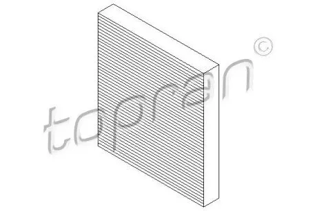 Фильтр салона TOPRAN / HANS PRIES 722557