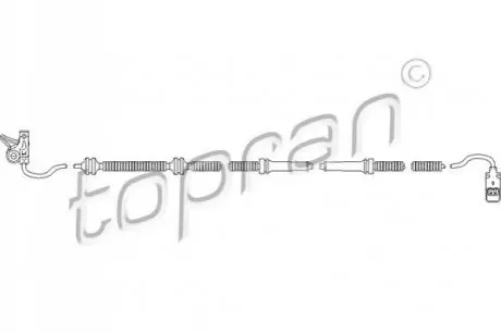 Датчик АБС TOPRAN / HANS PRIES 722804