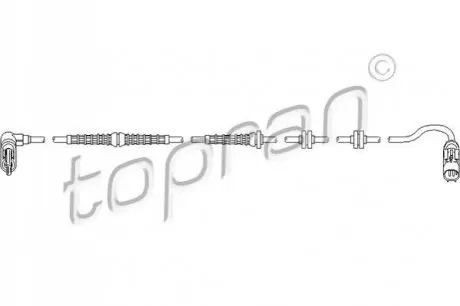 Датчик ABS (задній) Fiat Ducato/Peugeot Boxer 06 TOPRAN / HANS PRIES 722812