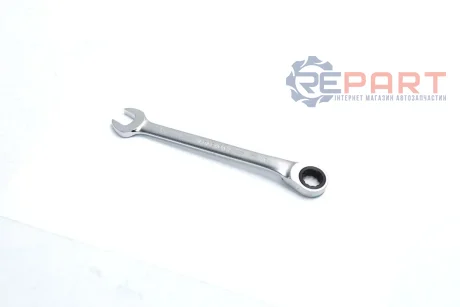 (EN) Ratchet combination wrench 12-кутна / HEX 13 мм, тип: пряме, (EN) bent, кут: 13 15°, довжина: 178 мм, 1 шт Toptul ABAF1313