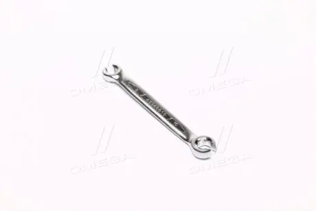 (EN) Double-ended flare nut wrench HEX, 8x10, тип: пряме, 15°, довжина: 130 мм, 1 шт, для гальмівіних трубок / для гідравлічних шлангів / для паливних ліній / (EN) for flare nut Toptul AEEA0810 Купити в Україні