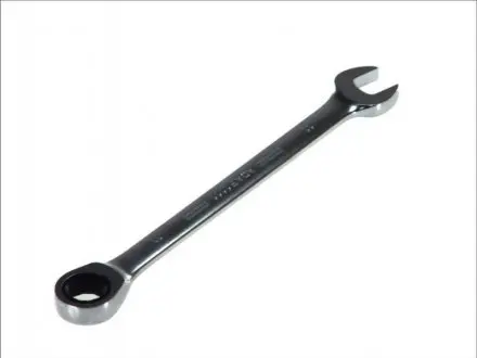 (EN) Ratchet combination wrench 12-кутна / HEX 11 мм, тип: пряме, кут: 15°, довжина: 165 мм, 1 шт Toptul AOAF1111
