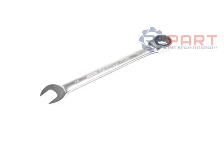 (EN) Ratchet combination wrench 12-кутна / HEX 16 мм, тип: пряме, кут: 15°, довжина: 208 мм, 1 шт Toptul AOAF1616