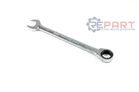(EN) Ratchet combination wrench 12-кутна / HEX 19 мм, тип: пряме, кут: 15°, довжина: 247 мм, 1 шт Toptul AOAF1919