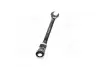(EN) Ratchet combination wrench 12-кутна / HEX 13 мм, тип: пряме, (EN) bent, кут: 180°, довжина: 178 мм, 1 шт Toptul (AOAH1313) зображення 2