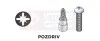 Насадка Pozidriv PZ 3/8 Toptul (BCBA12P3) изображение 3