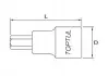 Насадка TORX 3/8 Toptul (BCFA1225) изображение 2