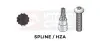 Насадка TORX 1/2 12-зубчатая. Toptul (BCHA1605) изображение 3