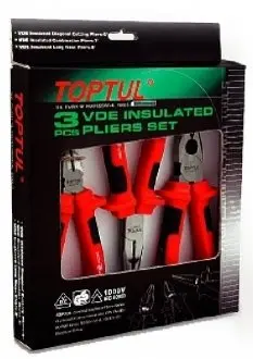 Набор пассатижей 3ед.(1000V) Toptul GAAE0301