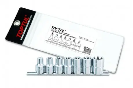 Набор головок TORX Toptul GAAG0704