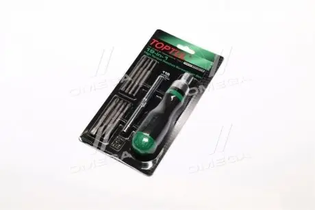 Ручка для біт комплектація HEX / Phillips / Pozidriv / TORX / плоска Toptul GAAR1002