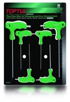 К-кт звездообразных ключей TORX Toptul GAAS0602