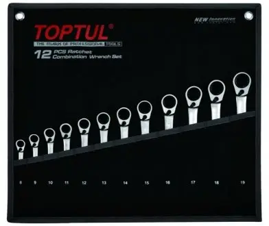 Набор рожково-накидных ключей Toptul GPAQ1203
