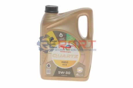 Масло моторное Quartz Ineo ECS 5W30 (4 Liter) - TOTAL 213685