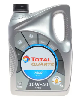 Олива мот 10w40 5L QRZ D 7000 (SN) TOTAL 216681