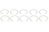 (EN) Front suspension seal guard (/зовнішній діаметр: 52мм, діаметр дроту: 1,6мм, кількість штук в упаковці: 10шт) KAWASAKI EX, GPX, GPZ, KL, KLR, KX, ZL, ZX YAMAHA FZR, RD, XJ 80-1100 1982-2002 TOURMAX (CIR7) зображення 1
