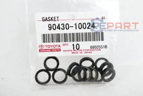 Прокладка кришки клапана LEXUS CT, ES, GS, GX, IS C, IS II, IS III, LS, NX, RC, RX AURIS, AVALON, AVENSIS, C-HR, CAMRY, COROLLA, HIGHLANDER / KLUGER, MATRIX, PREVIA, PRIUS 1.2-4.6 04.05 TOYOTA 9043010024