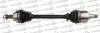 Фото Піввісь Citroen Berlingo/Peugeot Partner 1.6HDI/1.6i 08- (L) (25х24х616) Trakmotive (30-0298) зображення 1