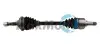Фото TRAKMOTIVE PEUGEOT Полуось лів.с ABS L=596mm L2=636mm 21/24 зуб. 206 (2A/C) 1.9 D 98-01 Trakmotive (30-0591) зображення 1