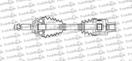 TRAKMOTIVE FORD Напіввісь права L=579mm, 35/27 зуб. MONDEO III (B5Y) 2.0 16V 00-07, MONDEO III седан (B4Y) 3.0 V6 24V Trakmotive 30-1104 Купити в Україні