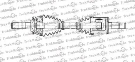 TRAKMOTIVE MITSUBISHI Полуось лев. L=616mm, 28/25 зуб. Pajero Sport 98-,L200 96-,Pajero II 90-00 Trakmotive 30-1108 Купить в Украине