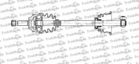 TRAKMOTIVE RENAULT Полуось лів. L=626mm 21/26 зуб. CLIO II 1.2 98-10, CLIO II 1.4 00-08, KANGOO 1.5 dCi 01-, KANGOO 1.9 dTi 00 Trakmotive 30-1111 Купити в Україні