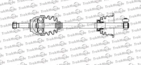 Полуось Renault Kangoo 1.2-1.9 dCi 97- (L) (21x625.7) d=30 Trakmotive 301112 Купить в Украине