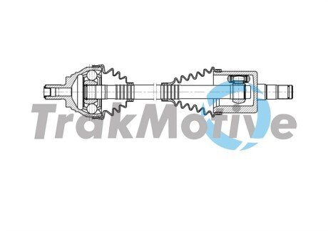 VW Напіввісь передн. ліва TIGUAN 2.0 TDI 07- Trakmotive 30-1906