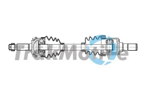 TRAKMOTIVE KIA Напіввісь передн. прав PICANTO I (SA) 1.1 04-11 Trakmotive 30-1913 Купить в Украине